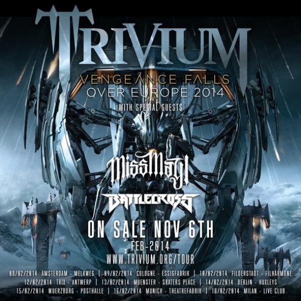 Trivium Wintertour 2014!!!