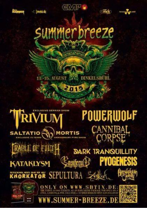 Trivium auf dem Summer Breeze 2015!!!